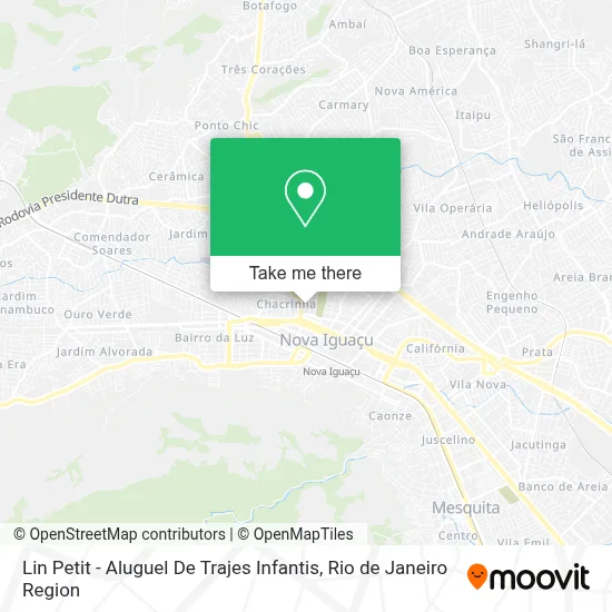 Lin Petit - Aluguel De Trajes Infantis map