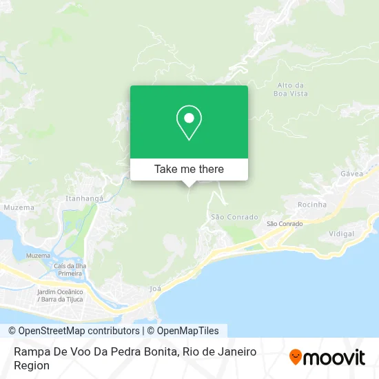 Rampa De Voo Da Pedra Bonita map
