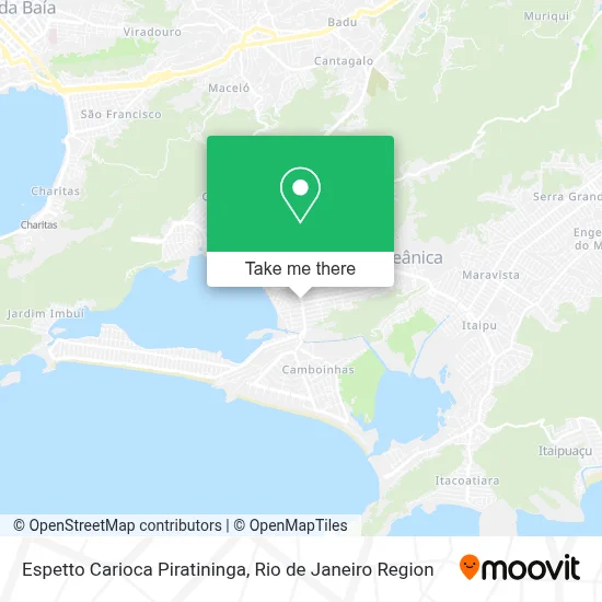Espetto Carioca Piratininga map