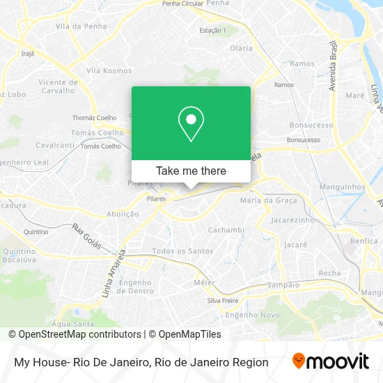 My House- Rio De Janeiro map