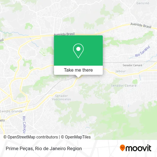 Prime Peças map