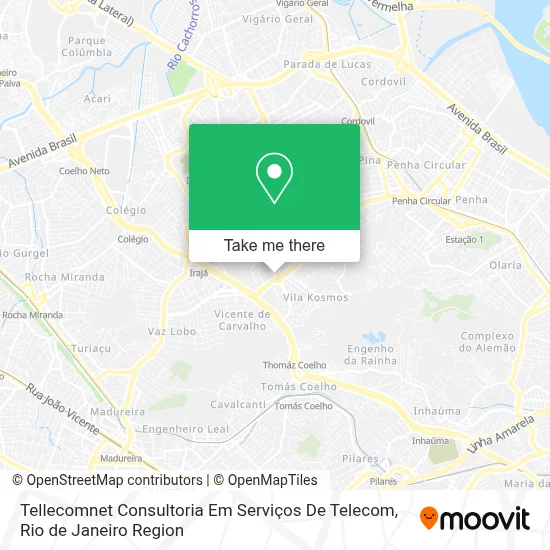 Tellecomnet Consultoria Em Serviços De Telecom map