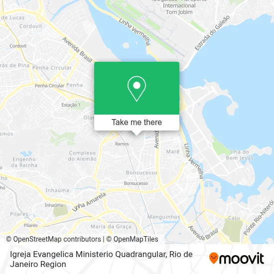 Igreja Evangelica Ministerio Quadrangular map