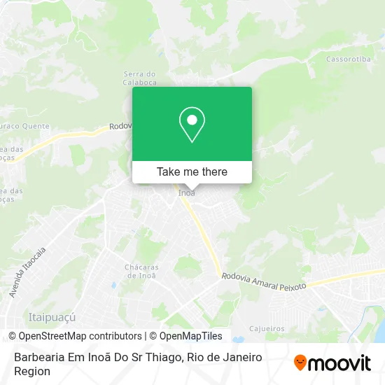 Barbearia Em Inoã Do Sr Thiago map