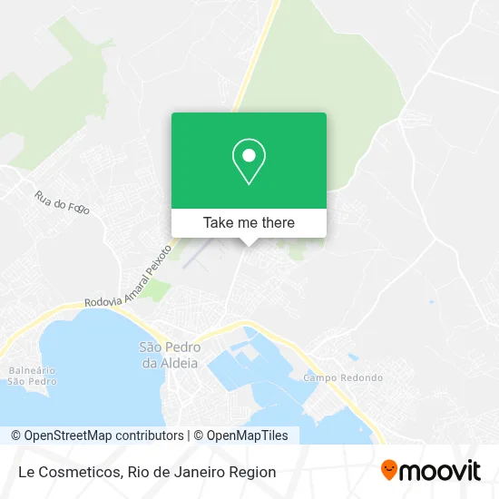 Le Cosmeticos map