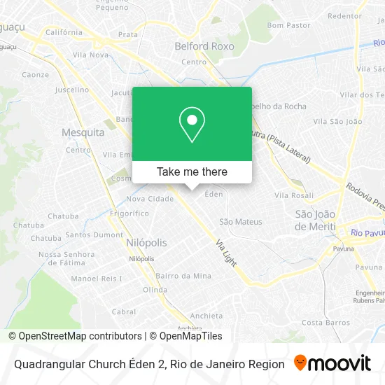 Quadrangular Church Éden 2 map