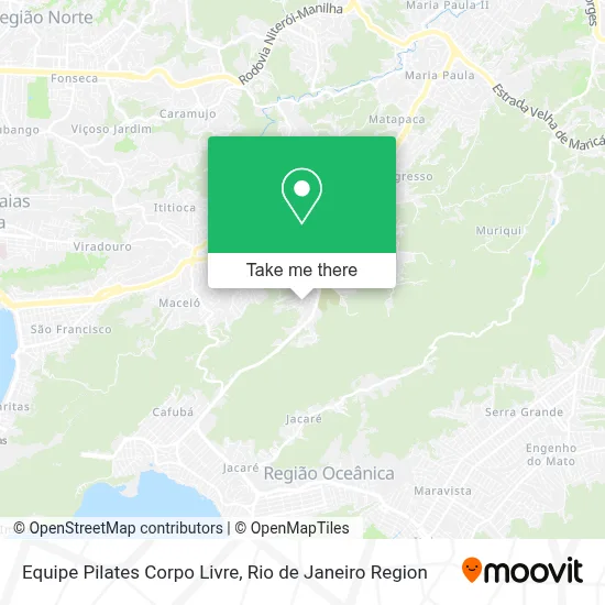 Equipe Pilates Corpo Livre map