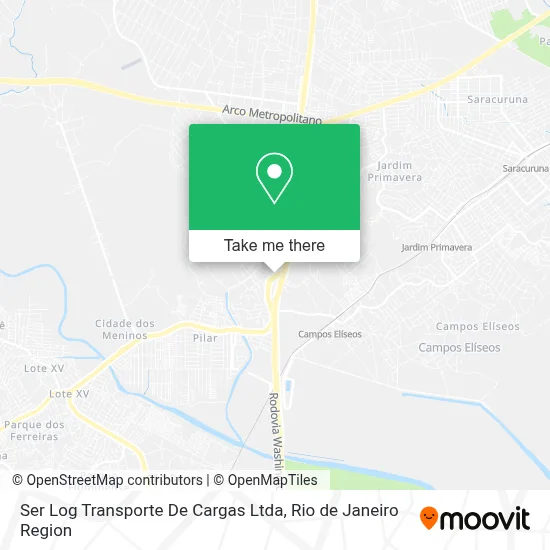 Ser Log Transporte De Cargas Ltda map