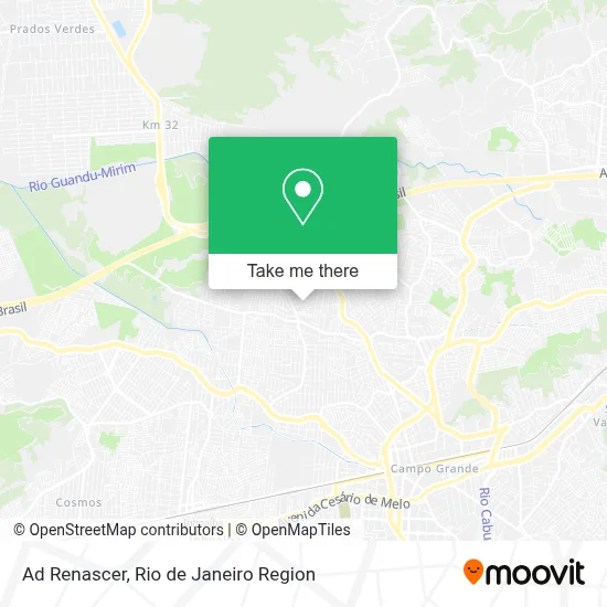 Ad Renascer map