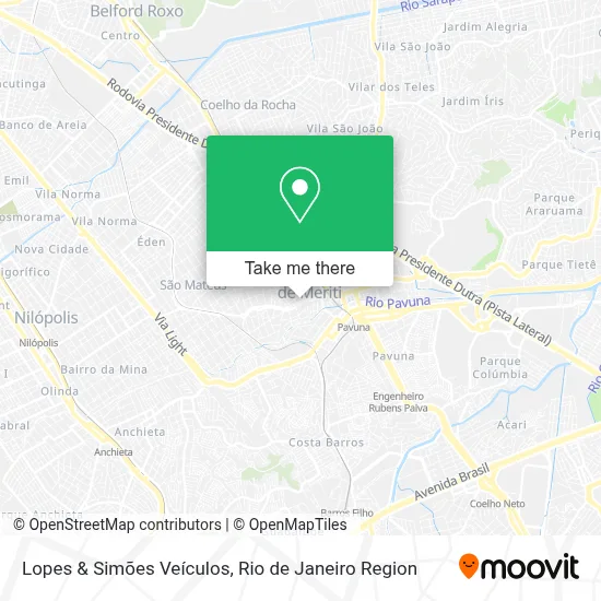 Lopes & Simões Veículos map