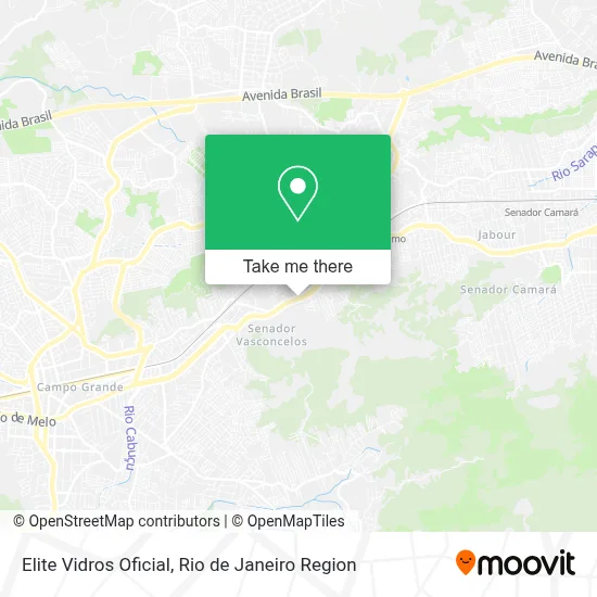 Elite Vidros Oficial map