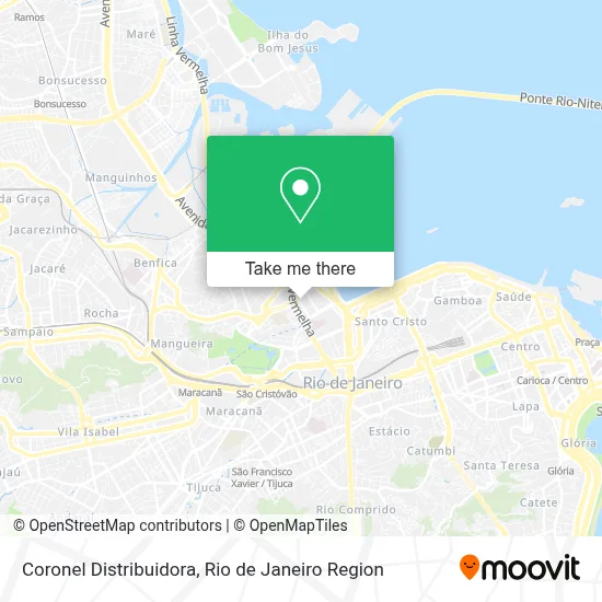 Coronel Distribuidora map