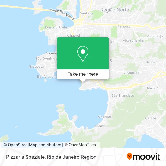 Pizzaria Spaziale map