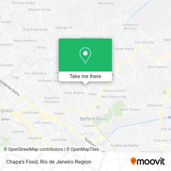 Chapa's Food map