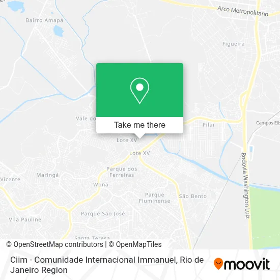 Ciim - Comunidade Internacional Immanuel map