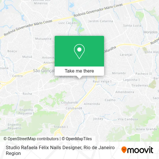 Studio Rafaela Félix Nails Designer map