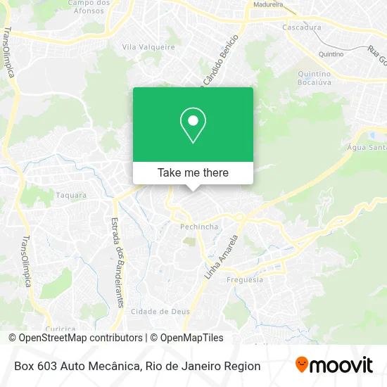 Box 603 Auto Mecânica map