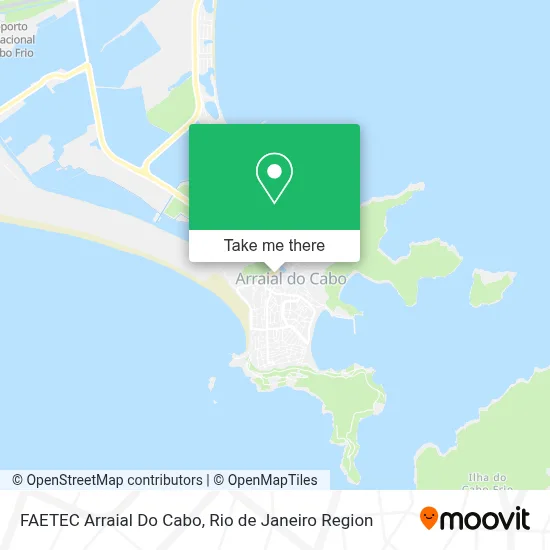 FAETEC Arraial Do Cabo map
