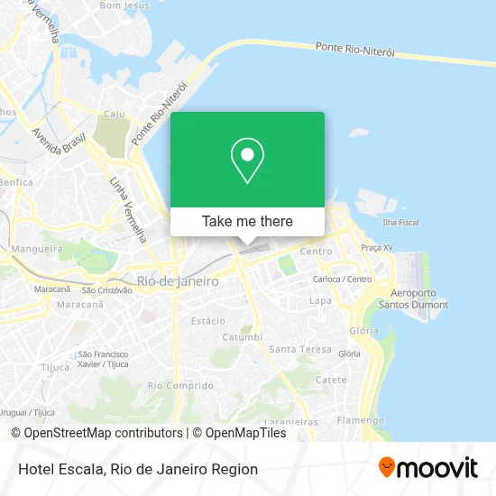 Hotel Escala map