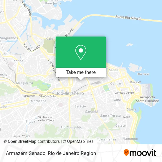 Armazém Senado map