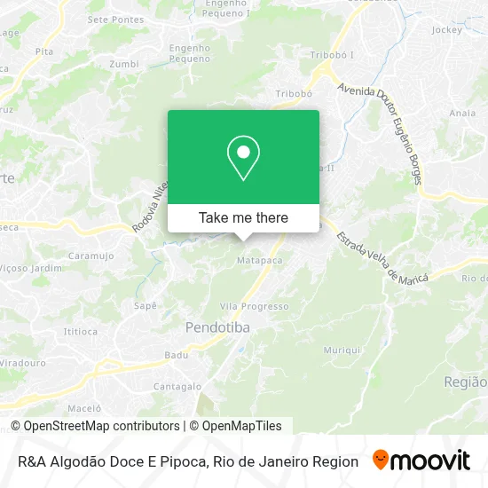 R&A Algodão Doce E Pipoca map