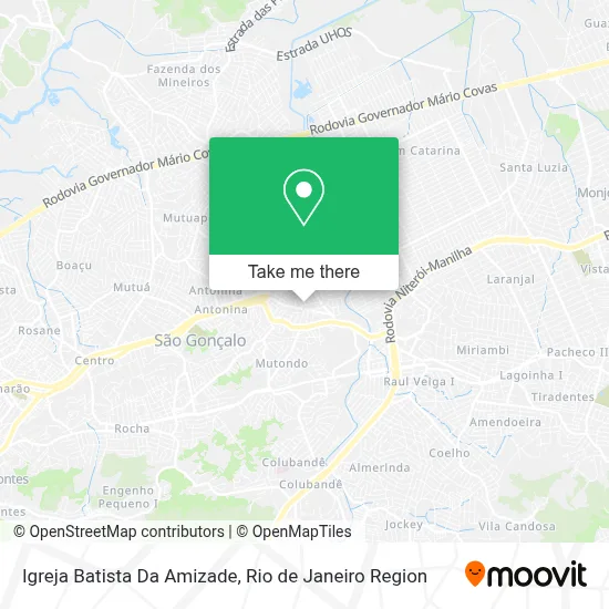 Igreja Batista Da Amizade map