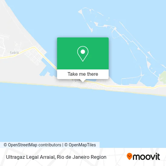 Ultragaz Legal Arraial map