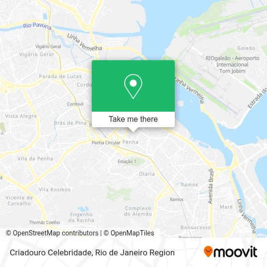 Criadouro Celebridade map