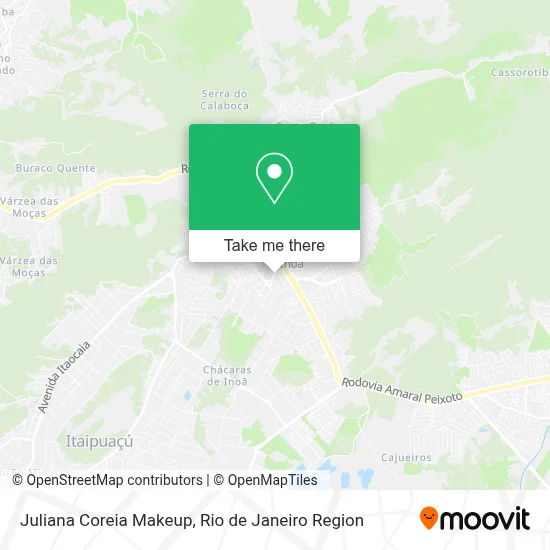 Juliana Coreia Makeup map