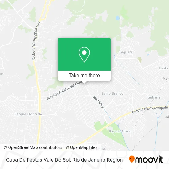 Casa De Festas Vale Do Sol map