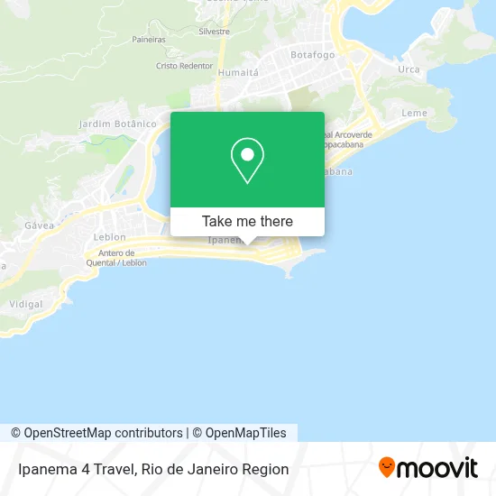 Ipanema 4 Travel map
