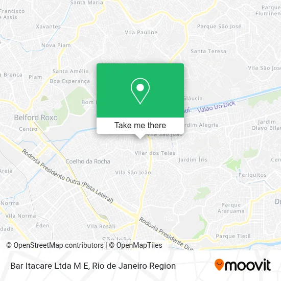 Bar Itacare Ltda M E map