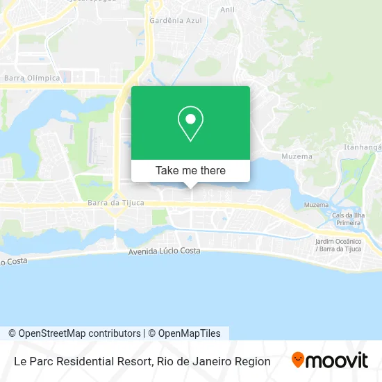 Le Parc Residential Resort map