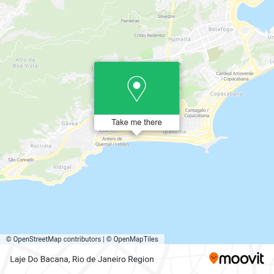 Laje Do Bacana map