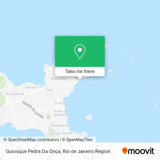 Quiosque Pedra Da Onça map