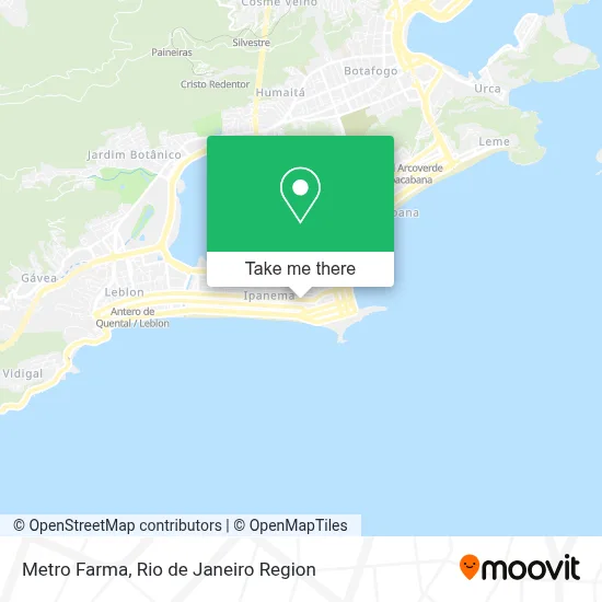 Metro Farma map