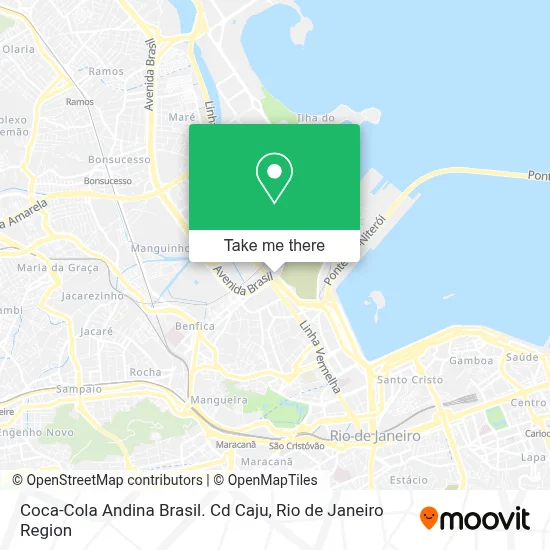 Coca-Cola Andina Brasil. Cd Caju map