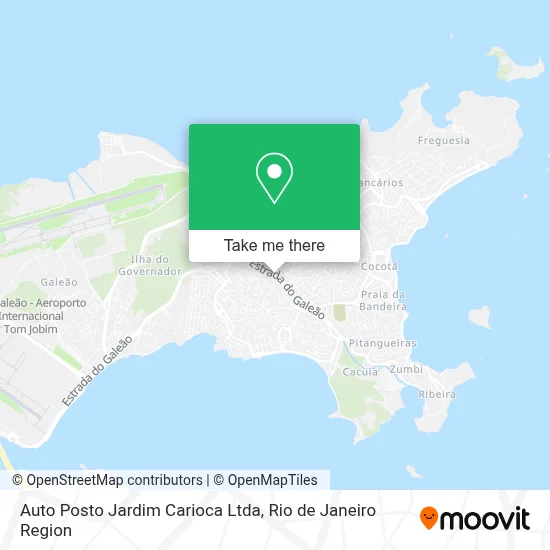 Auto Posto Jardim Carioca Ltda map