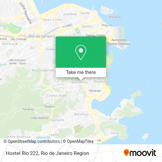 Hostel Rio 222 map
