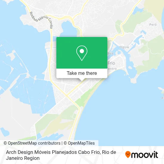Arch Design Móveis Planejados Cabo Frio map