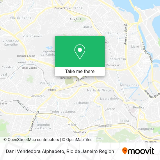 Dani Vendedora Alphabeto map