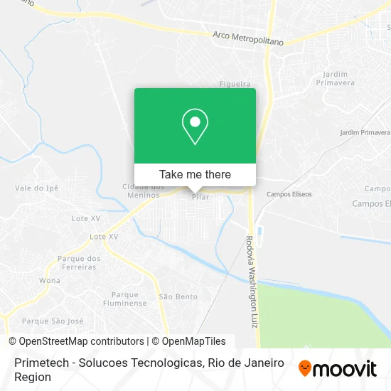 Primetech - Solucoes Tecnologicas map