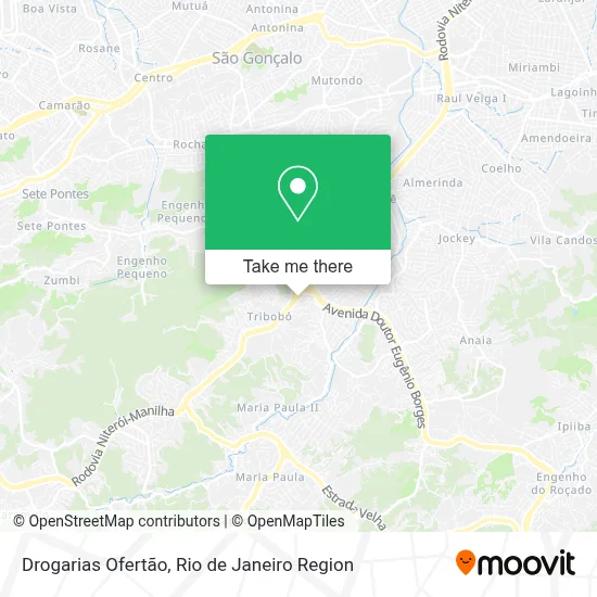 Drogarias Ofertão map