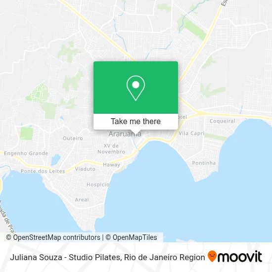 Juliana Souza - Studio Pilates map