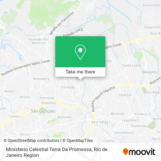 Ministerio Celestial Terra Da Promessa map