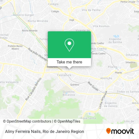 Aliny Ferreira Nails map