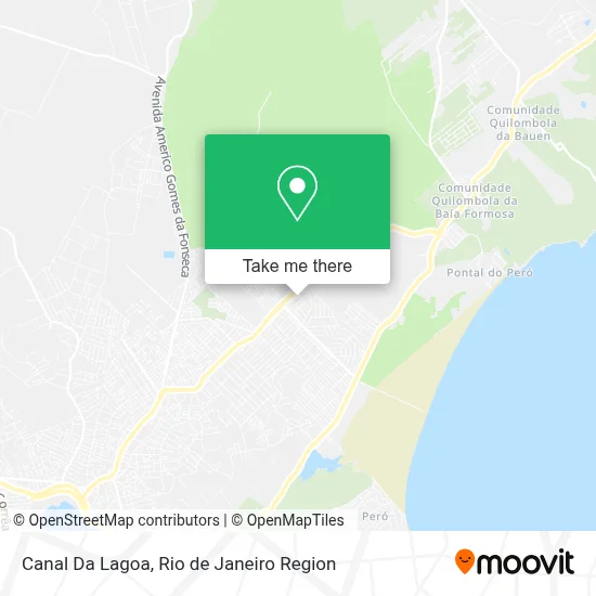 Canal Da Lagoa map