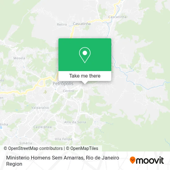 Ministerio Homens Sem Amarras map