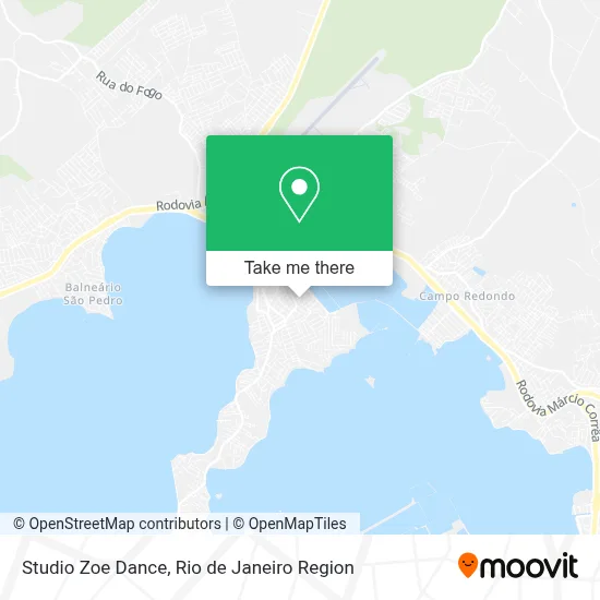 Studio Zoe Dance map