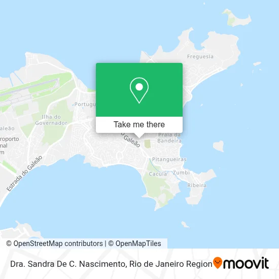 Dra. Sandra De C. Nascimento map